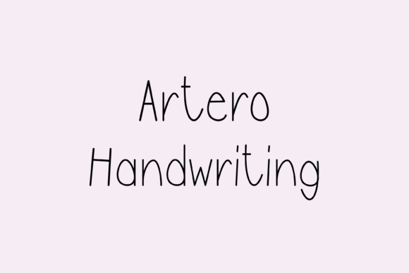 Artero: A Handwritten Font Built for Friendly Brand Stories