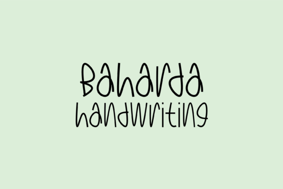 Baharda: A Font Designed for Digital Campaigns