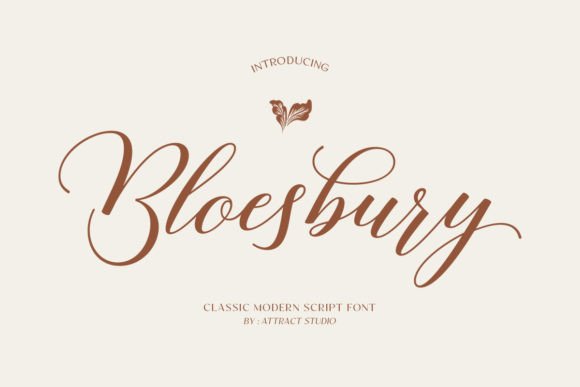 Bloesbury: The Elegant Typeface for Digital Sophistication
