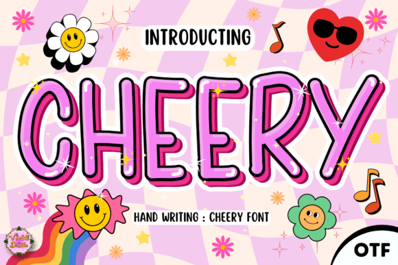 Cheery: A Festive Script Font for Campaign Design