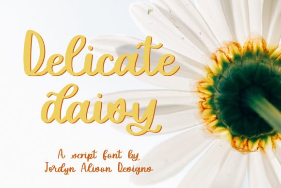 Delicate Daisy: A Script Font for Digital Designers