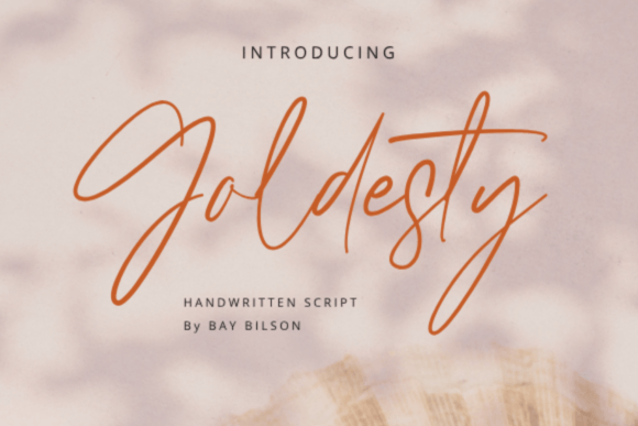 Goldesty: A Font That Makes Your Campaigns Feel Handcrafted