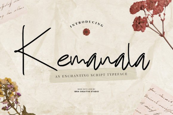 Kemanala: An Elegant Script Font for Branding Stories