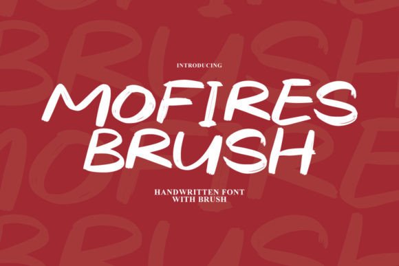 Mofires Brush: A Personality-Driven Typeface for Consistent Branding