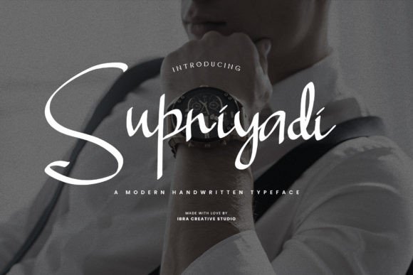 Supriyadi: The Elegant Handwritten Font for Digital Engagement