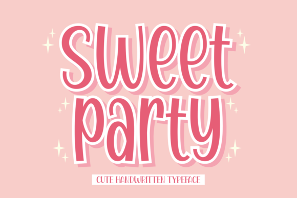 Sweet Party Font: The Handwritten Charm for Your Crafted Products
