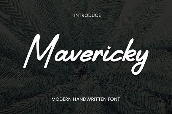 The Mavericky Font and Its Editorial Charm