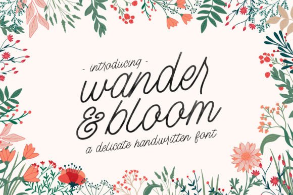 Wander and Bloom Font Review: A Digital Designer's Hands-On Test